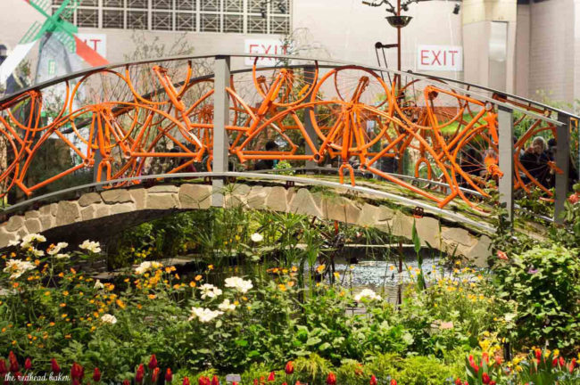 I'm sharing a few photos from this year's annual Philadelphia Flower Show, an event put on the Philadelphia Horticultural Society. This year's theme is Holland.