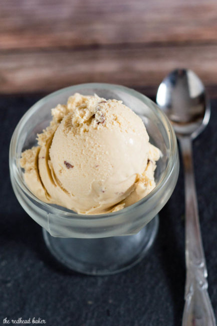 What's better than Irish cream? Irish cream ice cream with a chocolate swirl! Irish cream is blended into custard and churned, then melted chocolate is swirled into the ice cream.