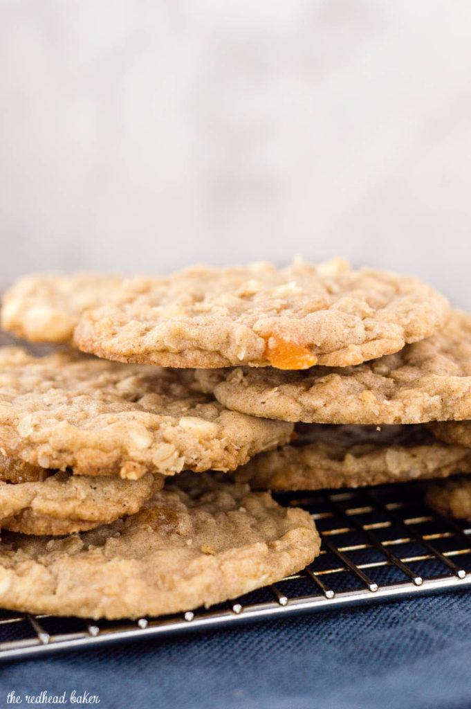 White Chocolate Apricot Oatmeal Cookies by The Redhead Baker