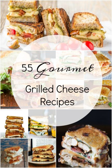 Here are 55 gourmet grilled cheese recipes to celebrate Grilled Cheese Month. Sweet, savory, or a mix of both, you'll find one you love here.