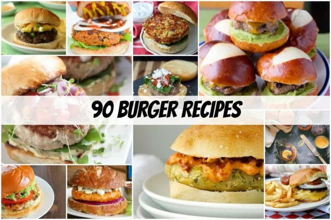May is National Burger Month! I've put together a list of 90 burgers you'll want to enjoy all summer long.