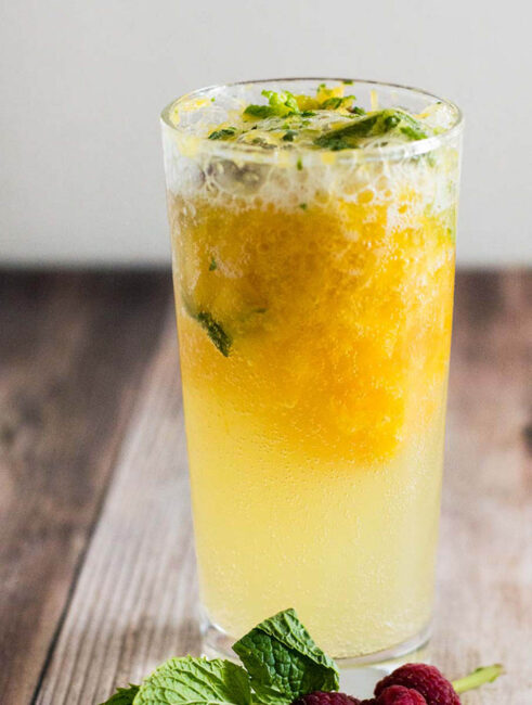 Summer is almost here! Enjoy a refreshing peach mojito cocktail and enter to win a $200 Target gift card to help yourself get ready for summer!