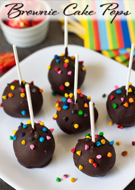 Easy Brownie Cake Pops by Barbara Bakes