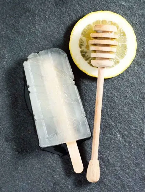Lavender honey lemonade popsicles have a unique flavor from The French Farm's French lavender honey. They are a refreshing summer treat!&nbsp;#CookoutWeek