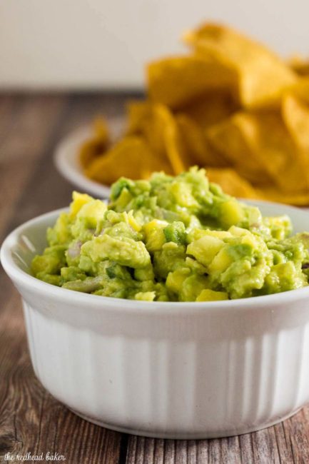 Tropical guacamole puts a sweet spin on a Mexican classic with the addition of pineapple and mango. Serve as a snack, appetizer or side dish!