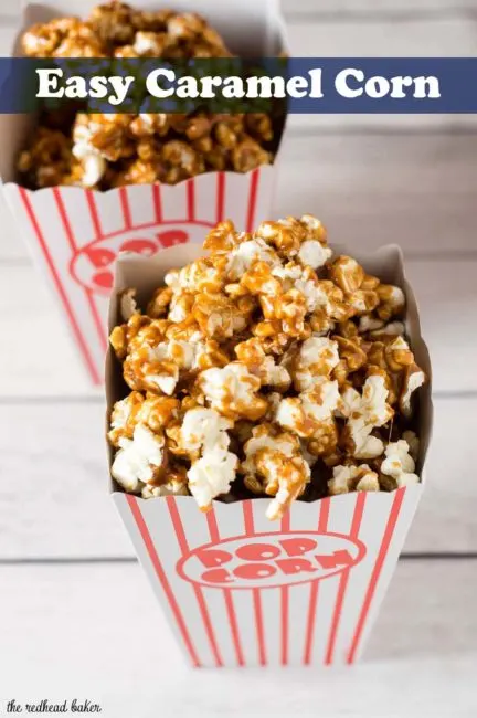 It's so easy to make your own buttery sweet caramel corn at home! This oldie-but-goodie snack will be a hit at any party.&nbsp;