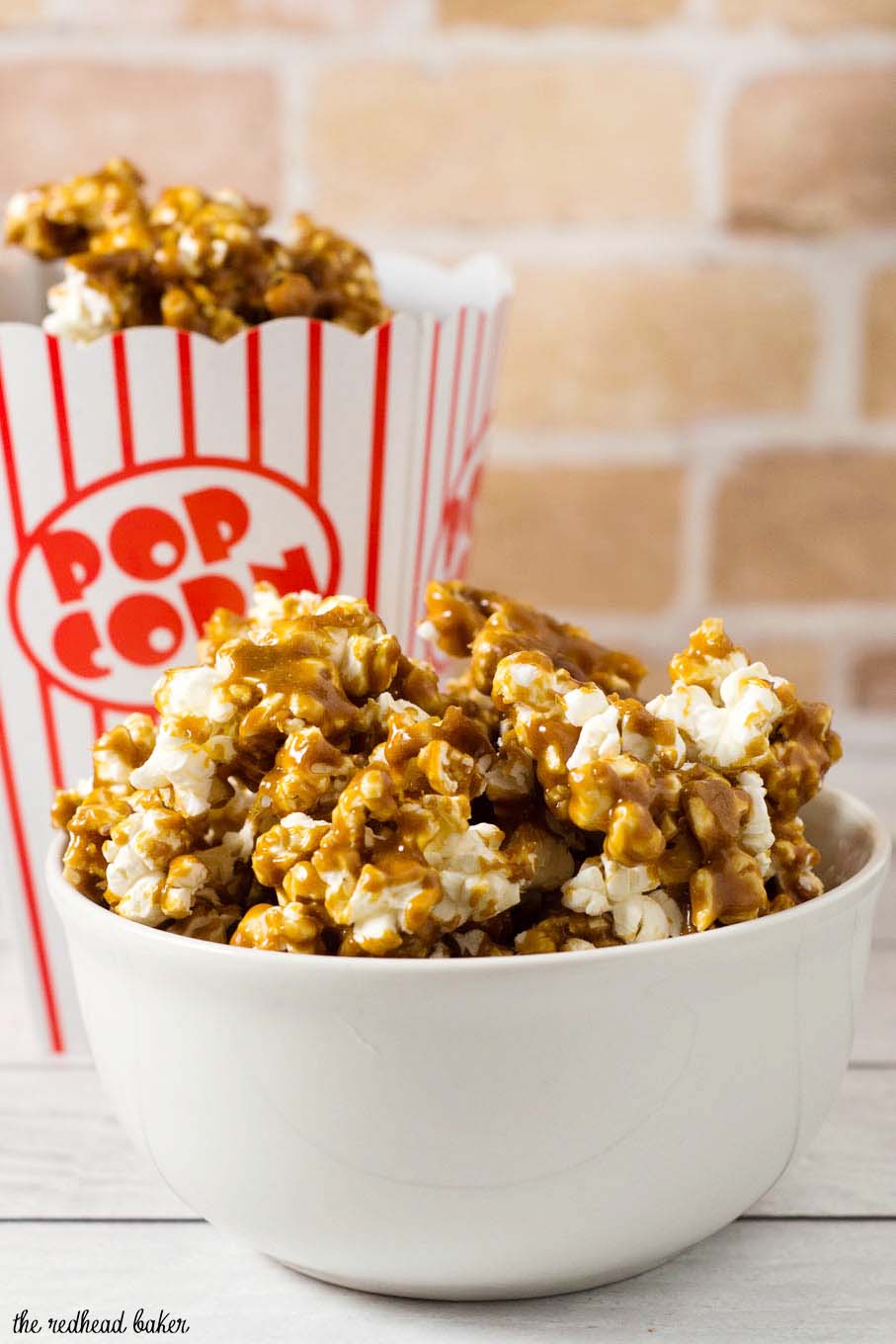 It's so easy to make your own buttery sweet caramel corn at home! This oldie-but-goodie snack will be a hit at any party. 
