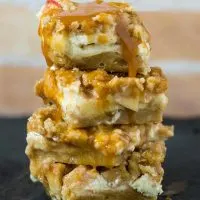 Caramel Apple Cheesecake Bars