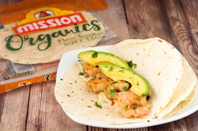 With a touch of avocado and pineapple slaw for some sweetness, these chipotle lime shrimp tacos are the perfect combination of spicy and fruity!