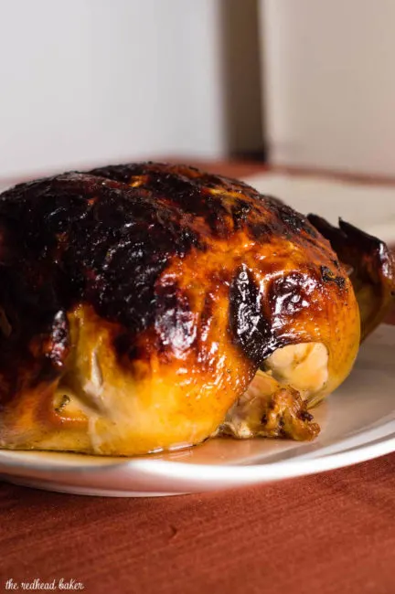 Cider-sage brined turkey has delicious fall flavor, making it the perfect Thanksgiving bird. The brine ensures the turkey stays moist, and sage compound butter crisps the skin.&nbsp;