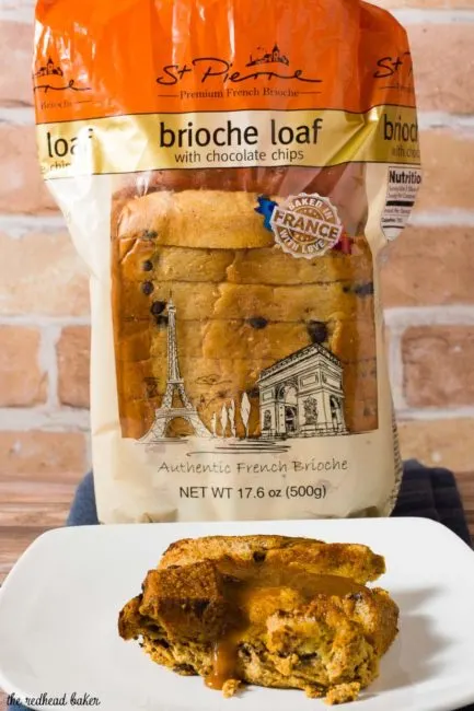 Pumpkin chocolate chip broiche bread pudding is a warm, comforting fall dessert, perfect for the holidays or any chilly night. Top with vanilla ice cream or caramel sauce.&nbsp;