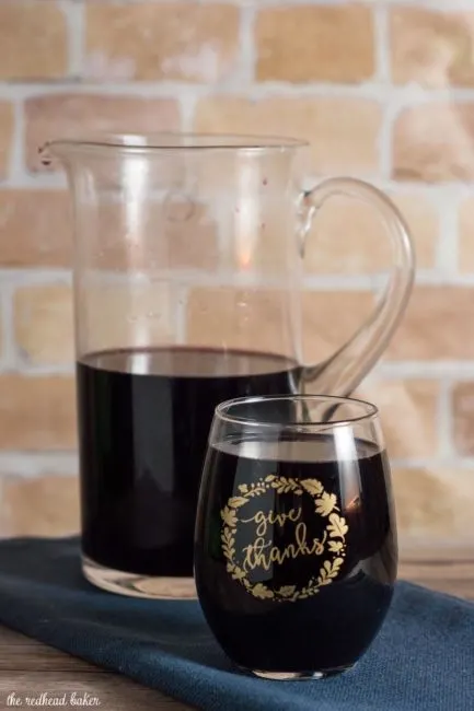 Spiced pomegranate red wine punch is a delicious cocktail for holidays and average days alike. Serve it warm or cold, garnished with a twist of orange rind.&nbsp;