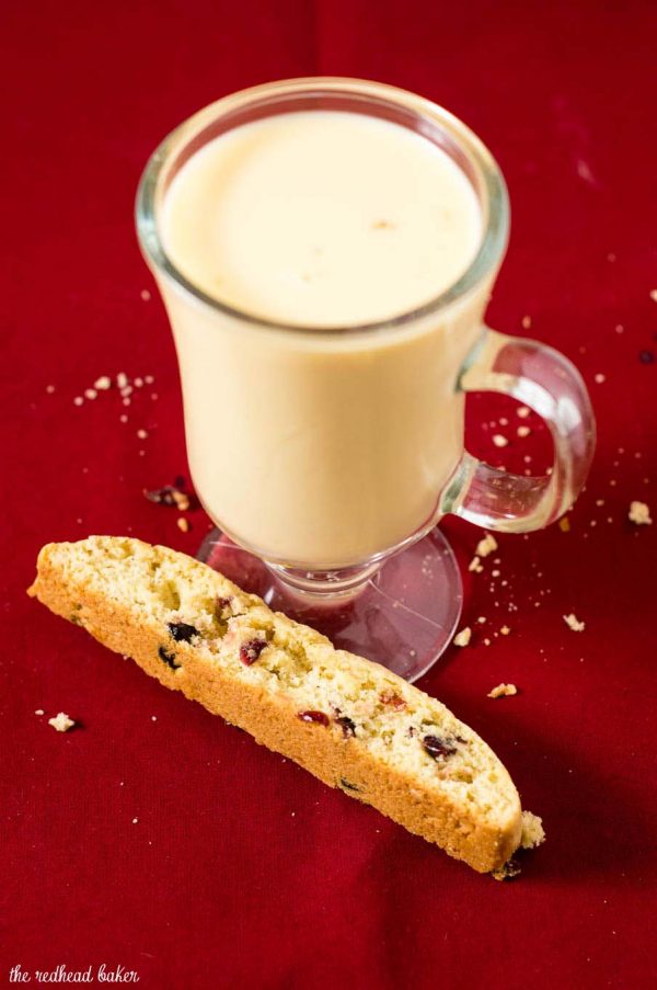 Cranberry Eggnog Biscotti ChristmasCookies — The Redhead Baker