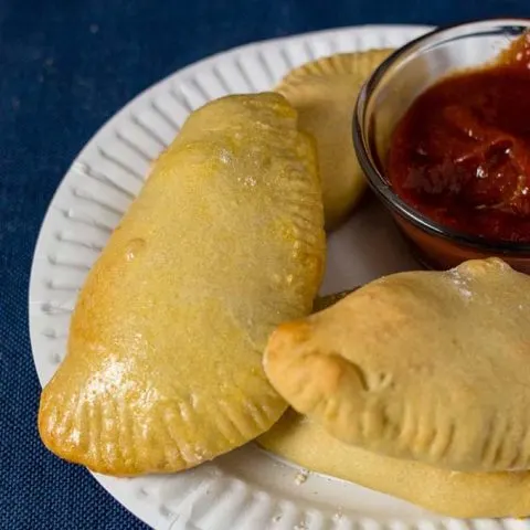 A plate of Philly Cheesesteak Empanadas