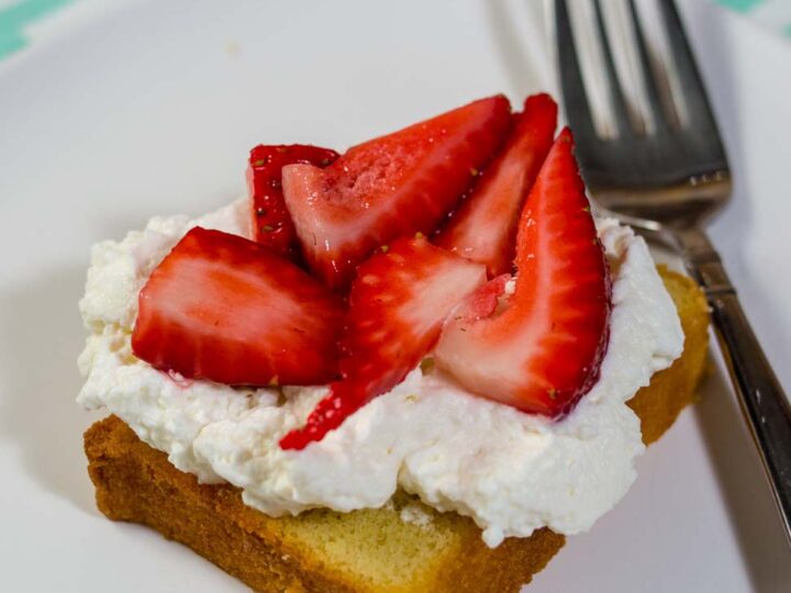 Strawberry Shortcake Pound Cake The Redhead Baker