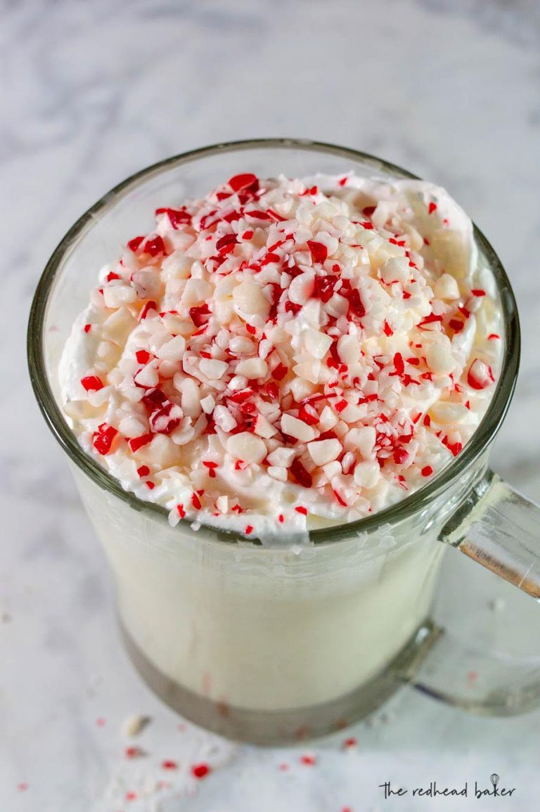 Candy Cane Crunch Milkshake by The Redhead Baker