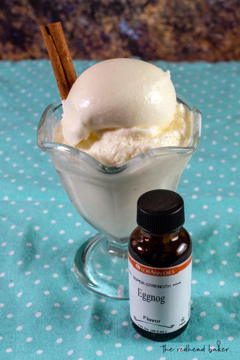 Eggnog Gelato — The Redhead Baker