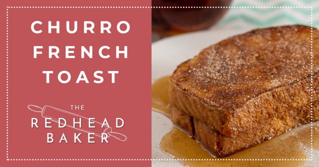 Churro French toast is a fun twist on a brunch classic. Rich brioche French toast is coated in cinnamon sugar, reminiscint of the Spanish treat.