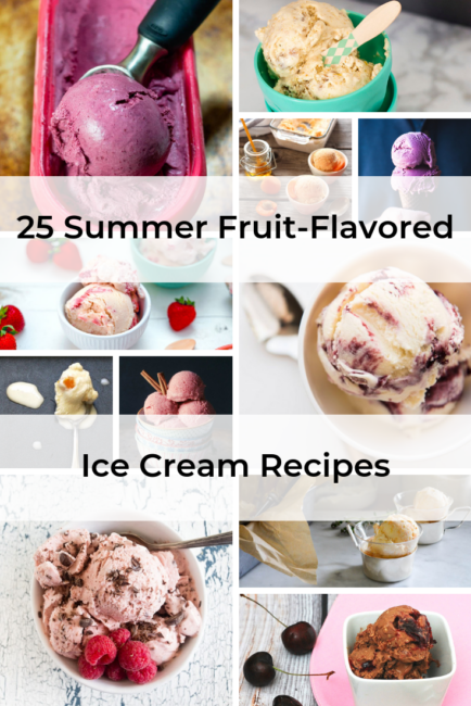 A collage of ice cream recipes