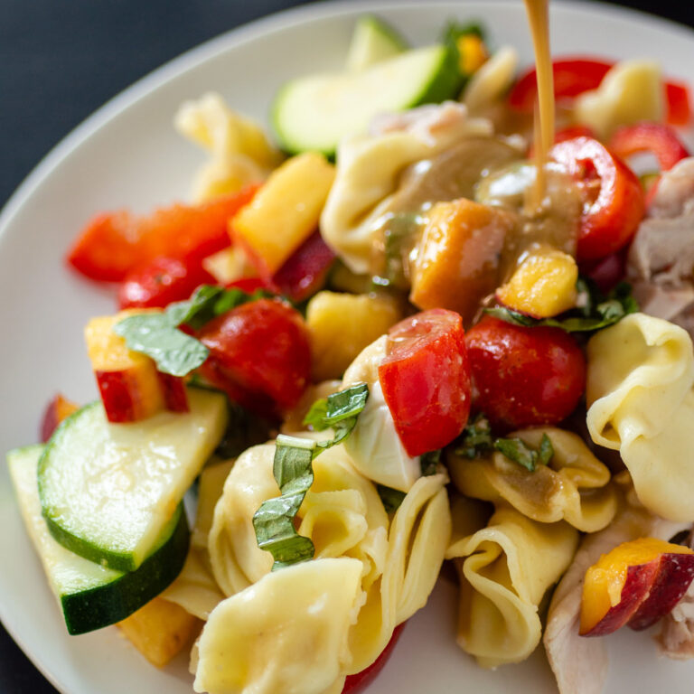 Farmers’ market chicken pasta salad