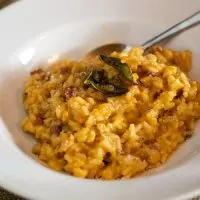 Pumpkin Pancetta Risotto