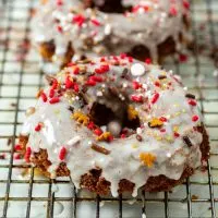 Baked Gingerbread Donuts