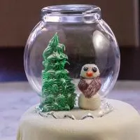 Snow Globe Cake Tutorial