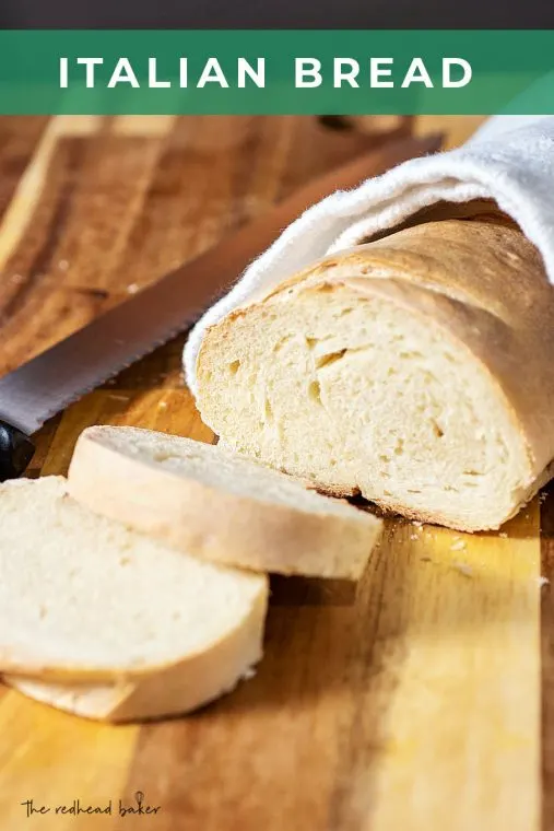 Classic Italian bread is a great option for first-time bread makers. It has a crusty exterior and a soft interior, and great flavor to complement any Italian meal.