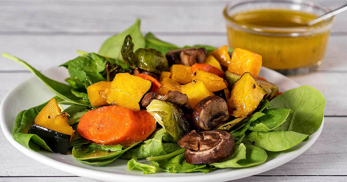 One-Pan Roasted Fall Veggie Salad