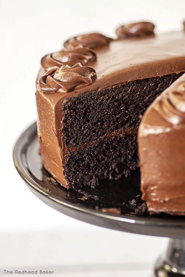 Decadent Chocolate Layer Cake _ Decadent Triple Layer Chocolate Cake ...