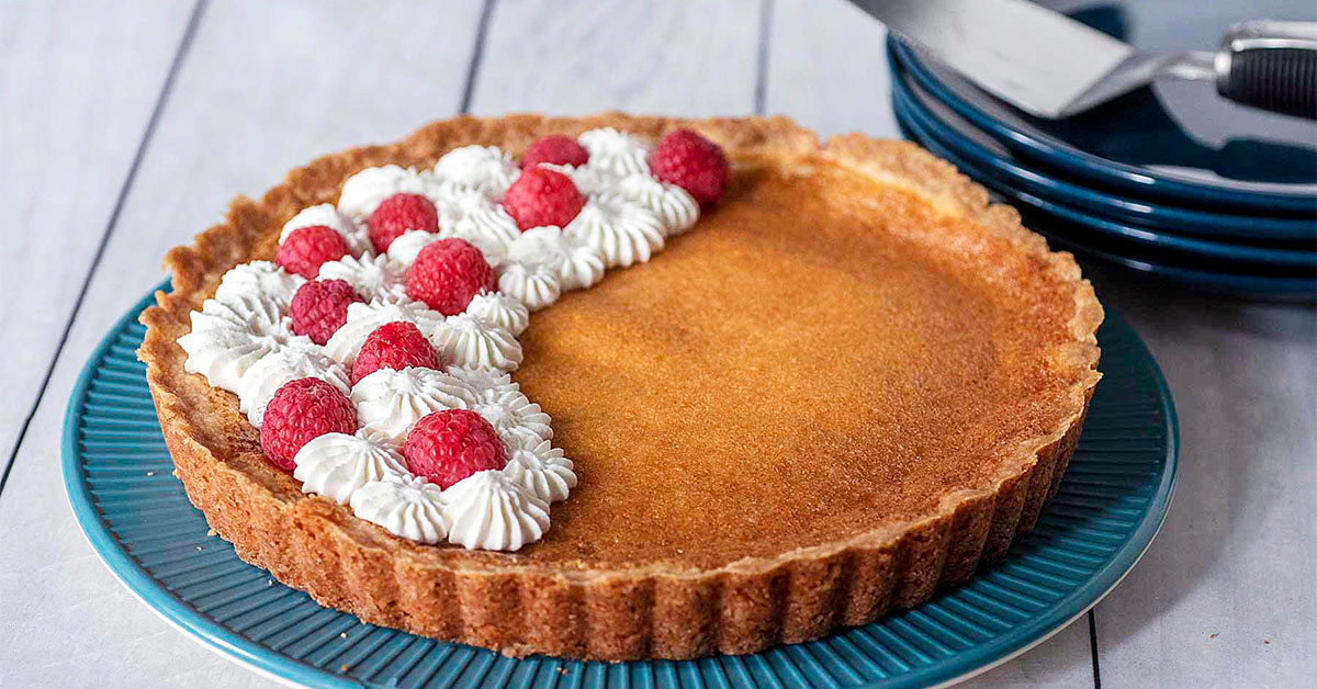 Shortbread Lemon Tart — The Redhead Baker