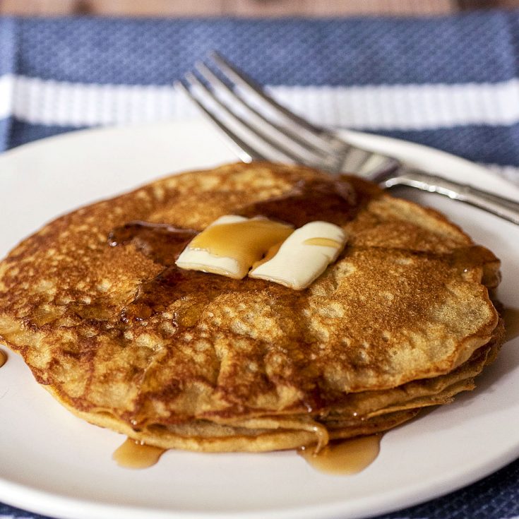 Buttermilk Oat Flour Pancakes — The Redhead Baker