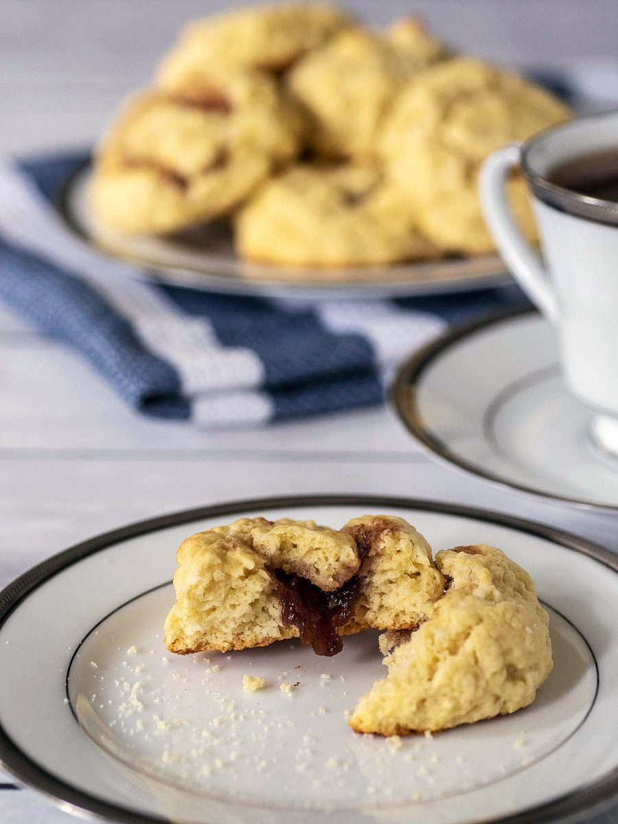 Scottish Raspberry Tea Buns Recipe by The Redhead Baker