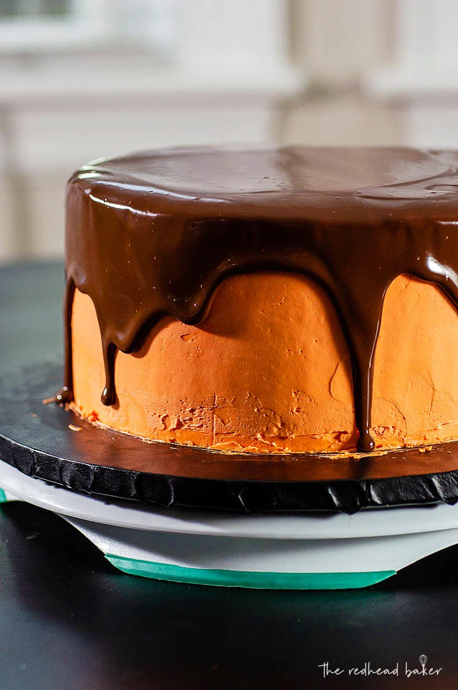 halloween choc orange layer cake | foodgawker