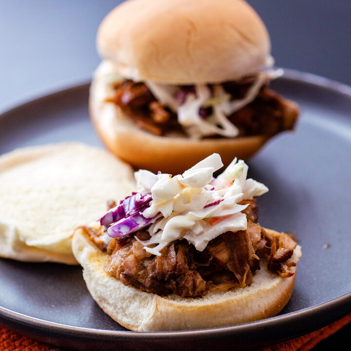 Dutch Oven Pulled Pork Sliders